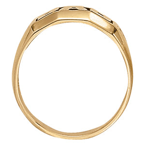 Men's Onyx Diamond Ring · 0.01 ct tw