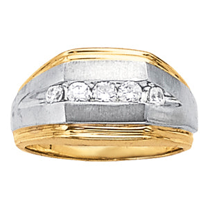 Men's Channel Diamond Ring · 0.50 ct tw