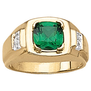 Men's Gemstone Ring · 0.08 ct tw