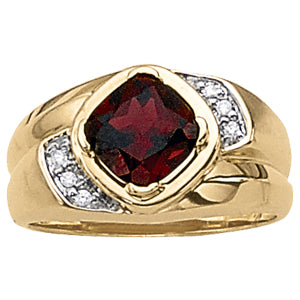 Men's Gemstone Ring · 0.09 ct tw