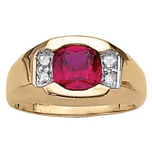 Men's Gemstone Ring · 0.20 ct tw