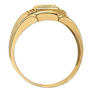 Round Men's Cluster Diamond Ring · 0.13 ct tw