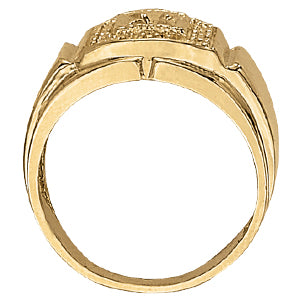 Round Men's Cluster Diamond Ring · 0.26 ct tw