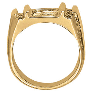 Emerald Men's Onyx Diamond Ring · 0.32 ct tw