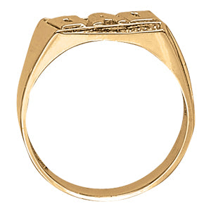 Men's Onyx Diamond Ring · 0.06 ct tw