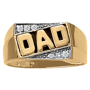Men's Onyx Diamond Ring · 0.06 ct tw