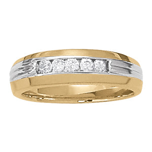 Men's Channel Diamond Ring · 0.25 ct tw