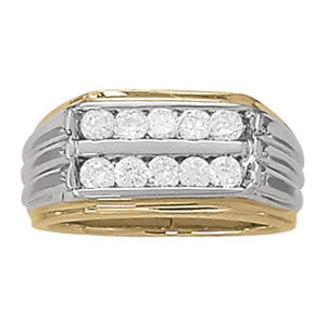 Men's Channel Diamond Ring · 1.00 ct tw