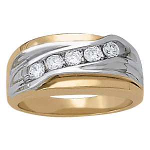 Men's Channel Diamond Ring · 0.50 ct tw