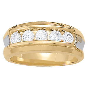 Men's Channel Diamond Ring · 1.00 ct tw