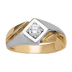 Men's Solitaire Diamond Ring · 0.50 ct tw