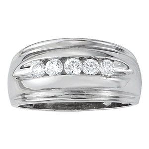Men's Channel Diamond Ring · 0.50 ct tw