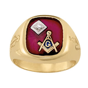 Men's Gemstone Ring · 0.02 ct tw