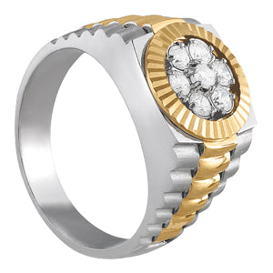 Men's Cluster Diamond Ring · 0.49 ct tw