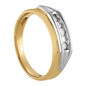 Men's Channel Diamond Ring · 0.25 ct tw