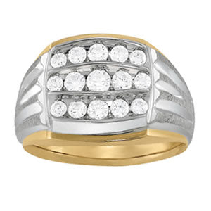 Men's Cluster Diamond Ring · 1.07 ct tw