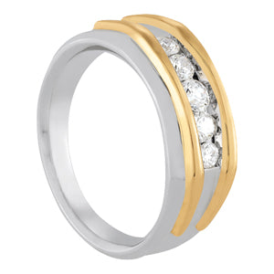 Men's Channel Diamond Ring · 0.25 ct tw