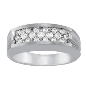 Men's Channel Diamond Ring · 0.49 ct tw