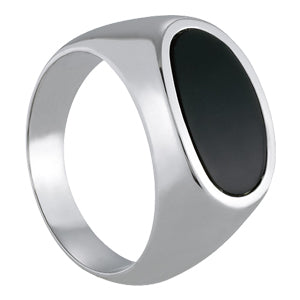 Oval Men's Channel Ring