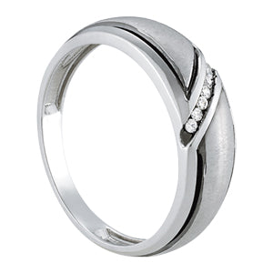 Men's Channel Diamond Ring · 0.07 ct tw