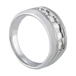 Men's Channel Diamond Ring · 0.25 ct tw