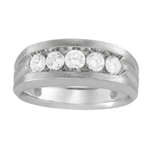 Men's Channel Diamond Ring · 0.50 ct tw