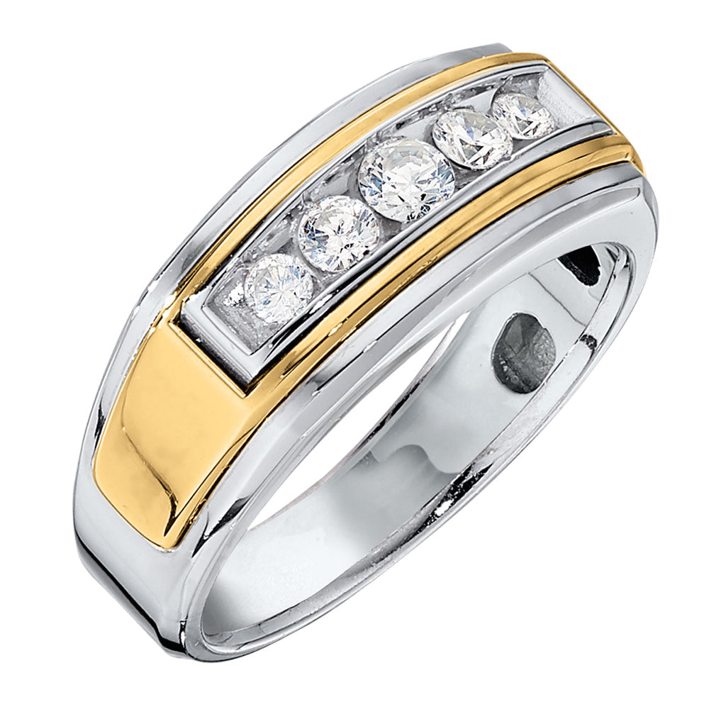 Round Men's Diamond Fashion Ring · 1.00 ct tw