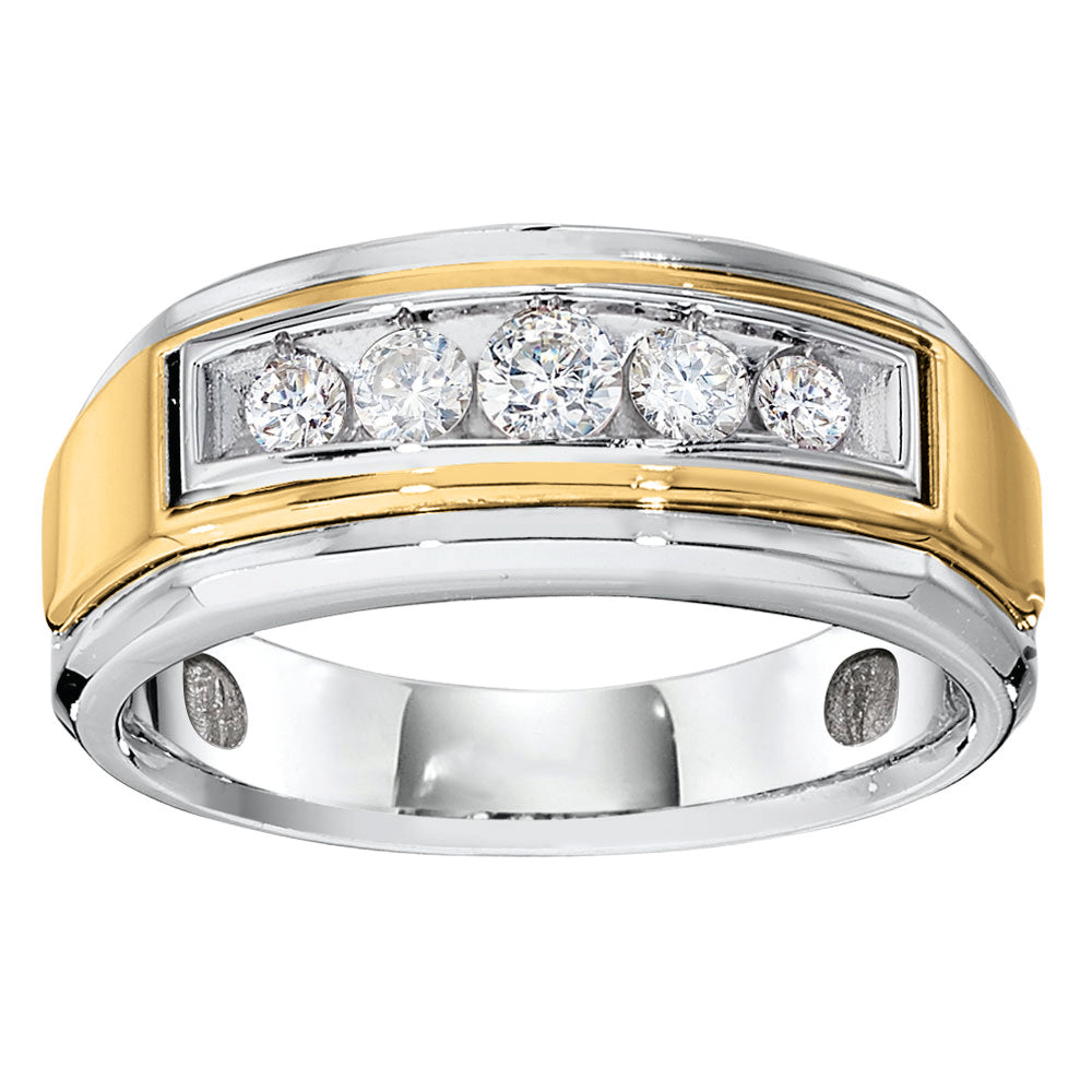 Round Men's Diamond Fashion Ring · 0.25 ct tw