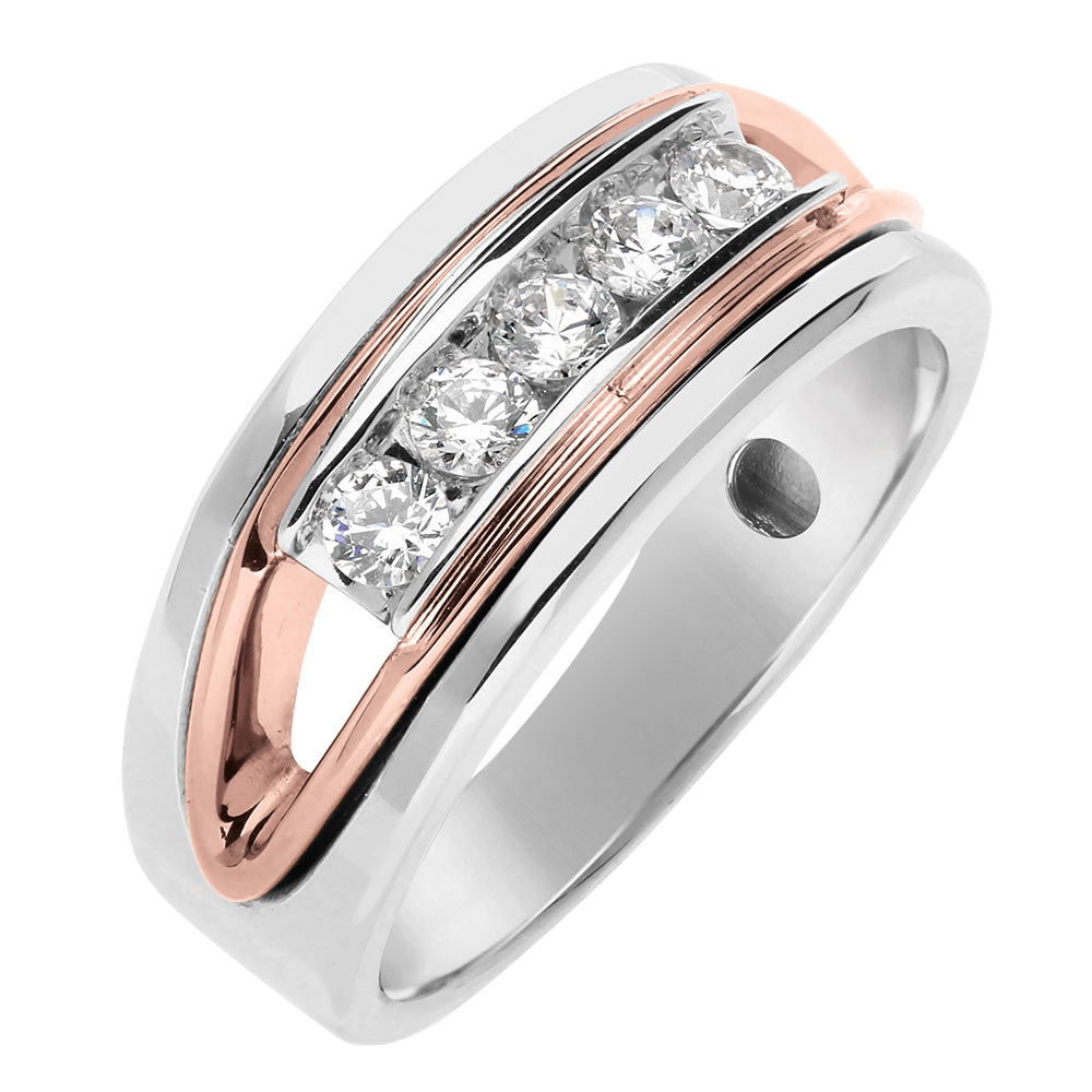 Round Men's Diamond Fashion Ring · 0.50 ct tw