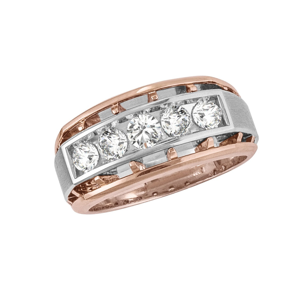 Round Men's Diamond Fashion Ring · 1.00 ct tw