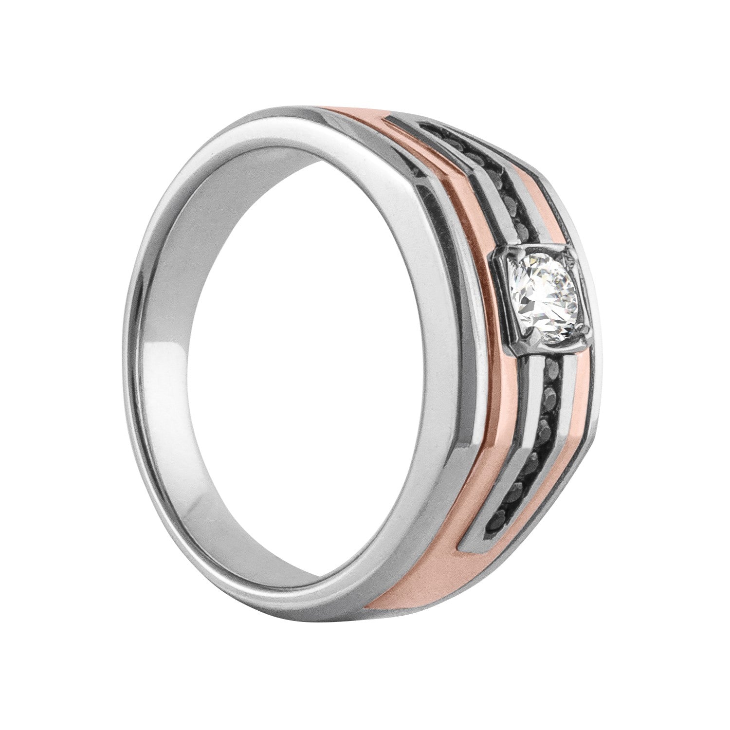 Round Men's Diamond Fashion Ring · 0.48 ct tw