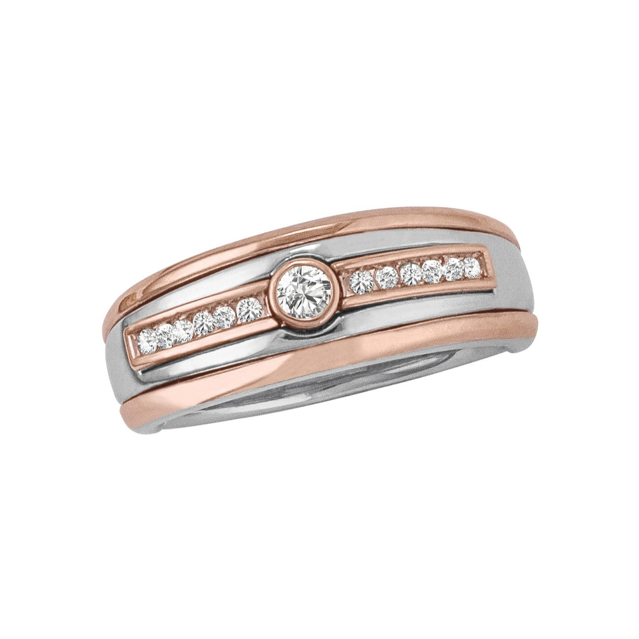 Round Men's Diamond Fashion Ring · 0.22 ct tw