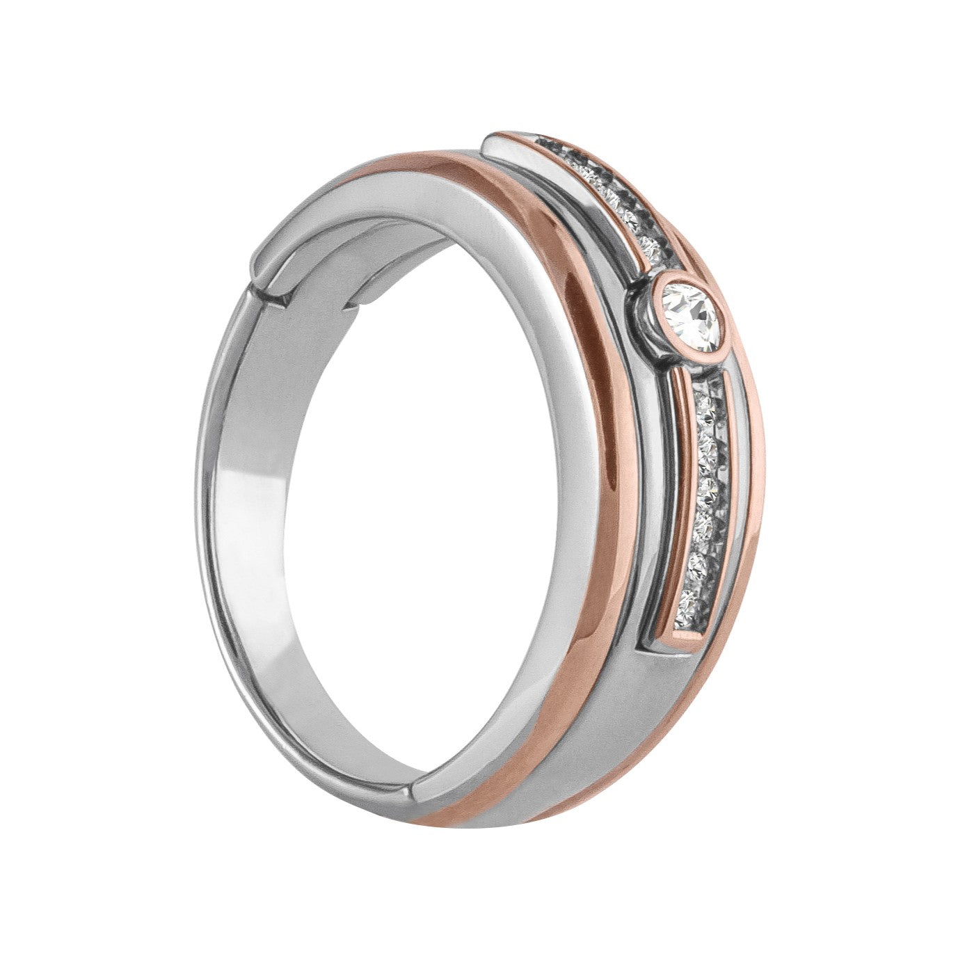 Round Men's Diamond Fashion Ring · 0.22 ct tw