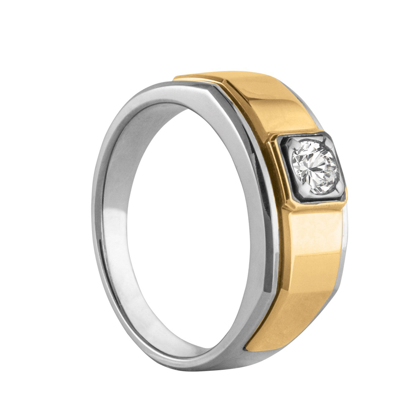 Round Men's Solitaire Diamond Ring · 0.33 ct tw