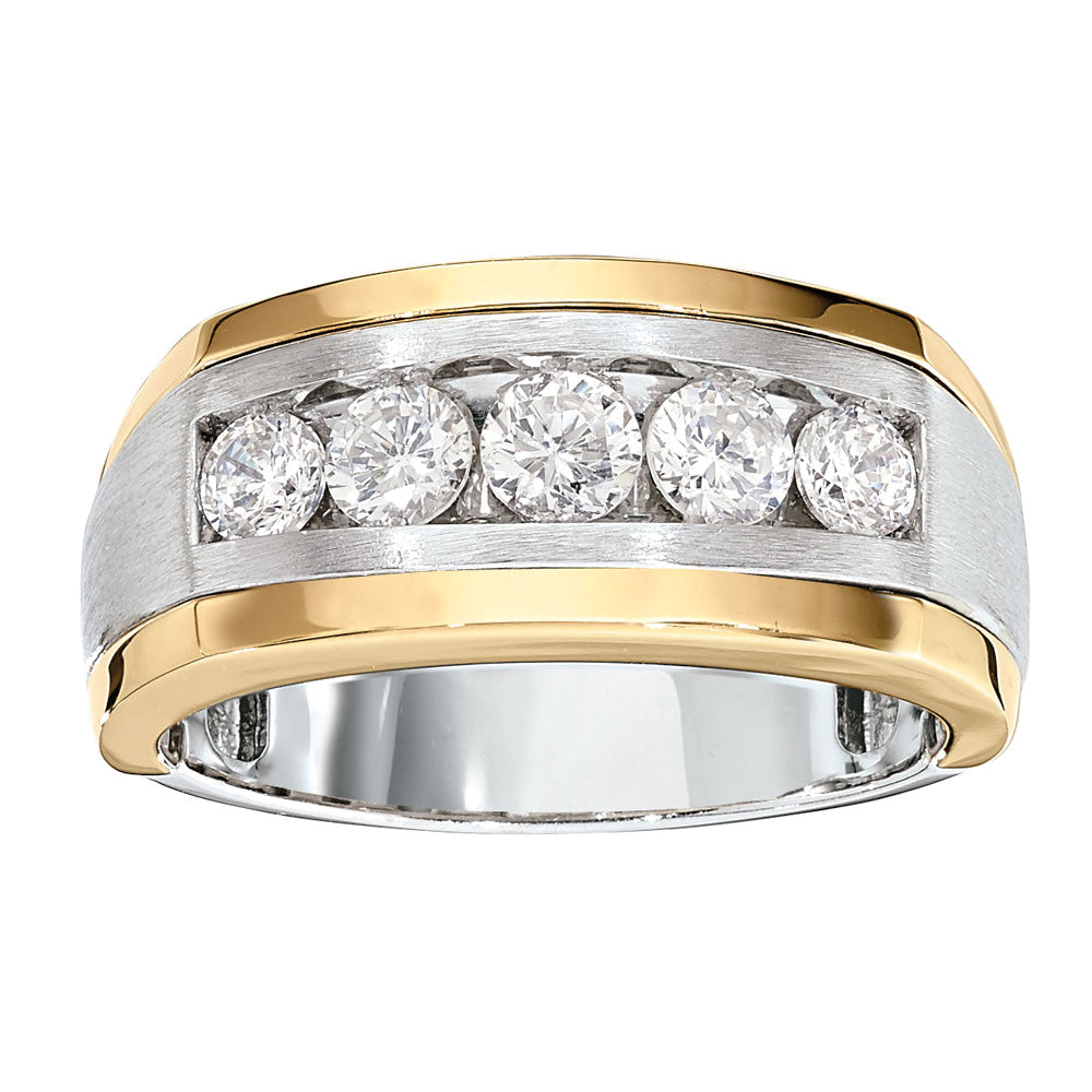 Men's Diamond Satin Finish Fashion Ring · 1.00 ct tw