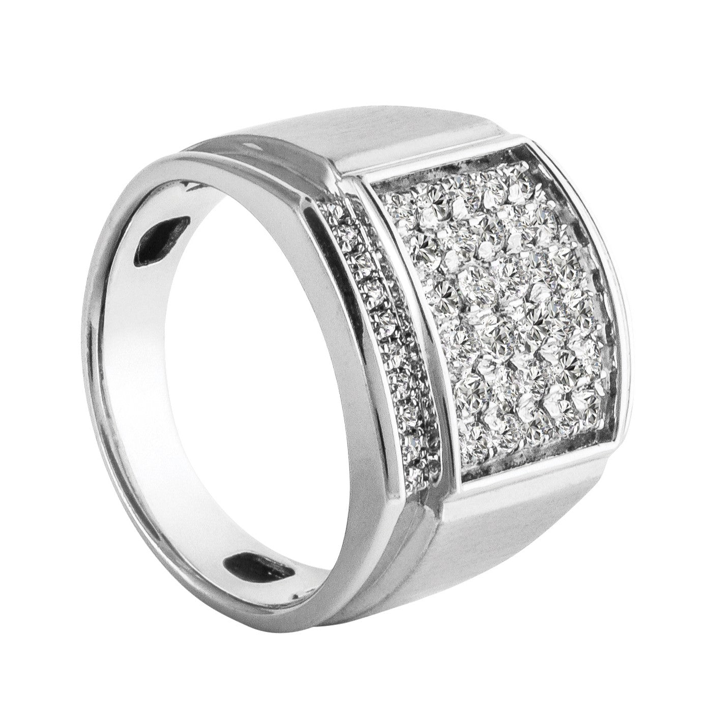 Gent's Diamond Cluster Ring · 1.75 ct tw