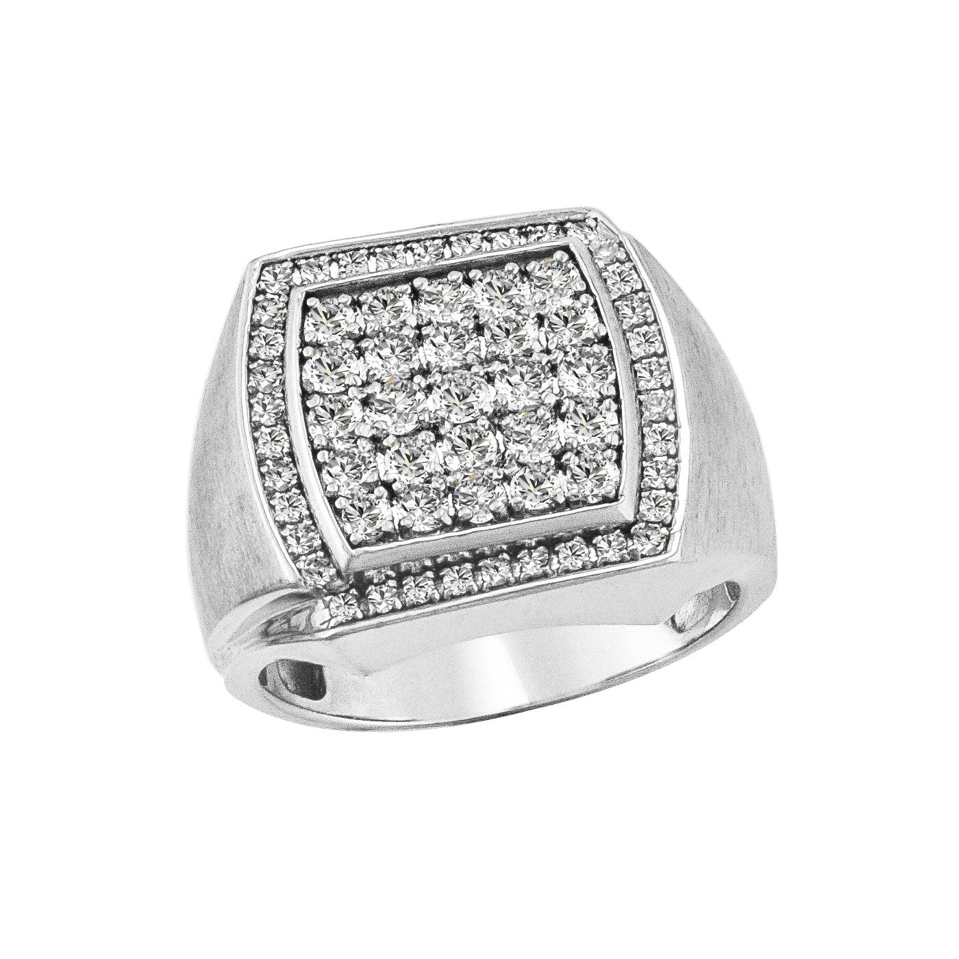 Gent's Diamond Cluster Ring · 1.46 ct tw