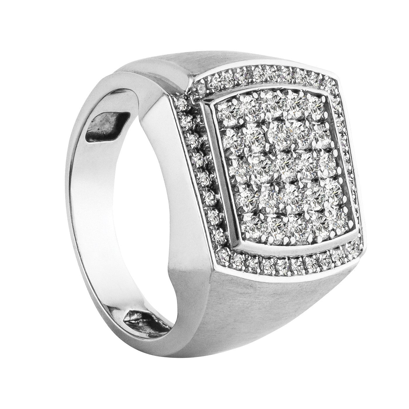 Gent's Diamond Cluster Ring · 1.46 ct tw