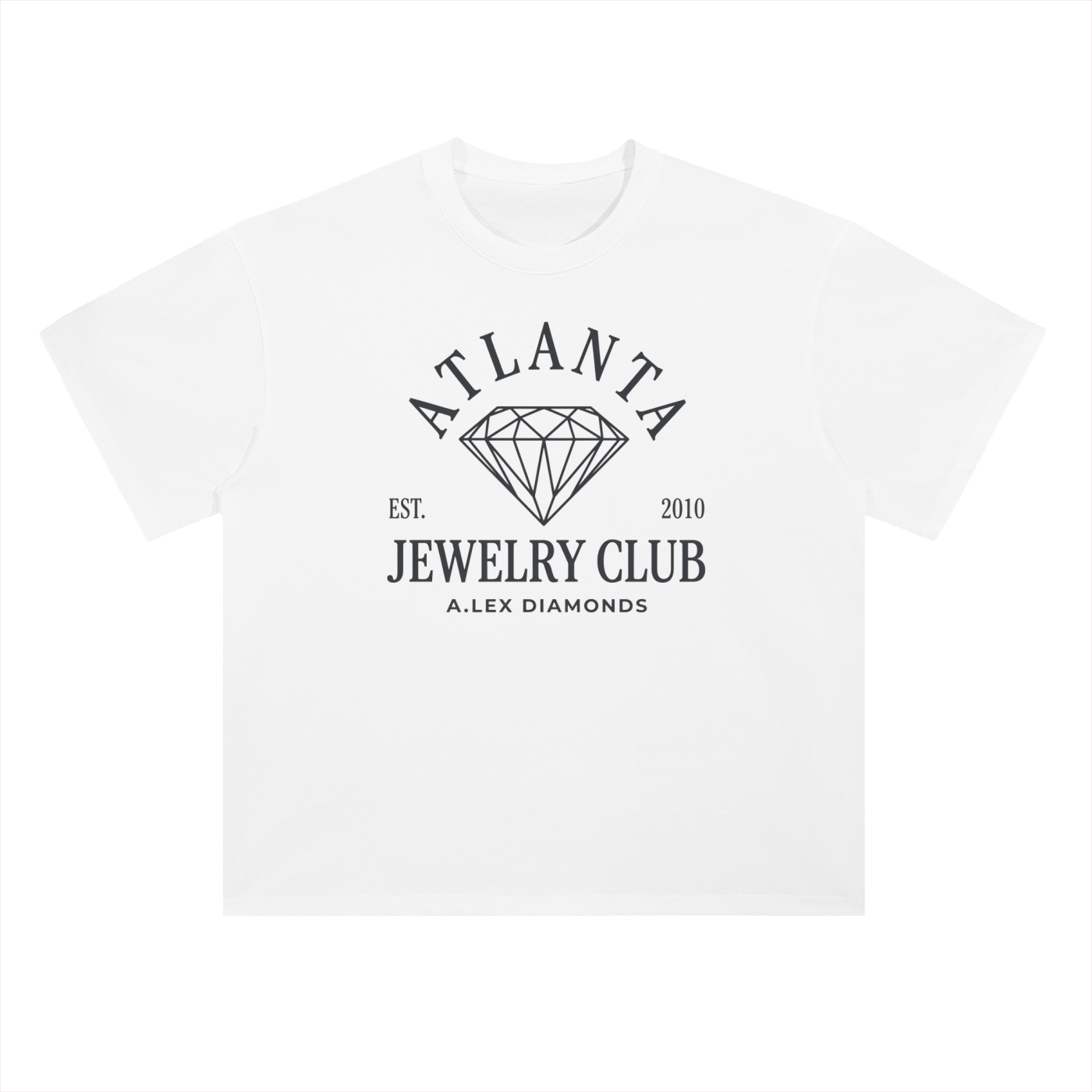 Atlanta Jewelry Club Heavyweight Drop Shoulder Cotton T-Shirt