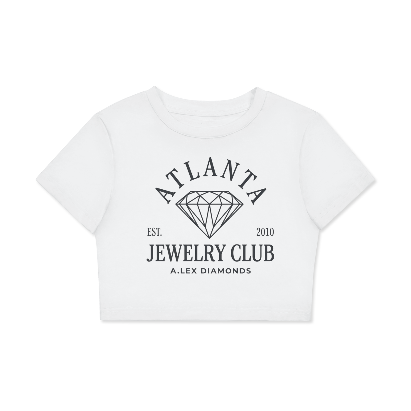 Fitted Crop Cotton T-Shirt