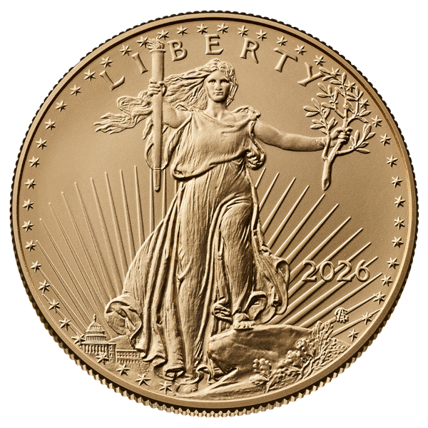 2026 1 oz American Gold Eagle - .9167 Fine Gold
