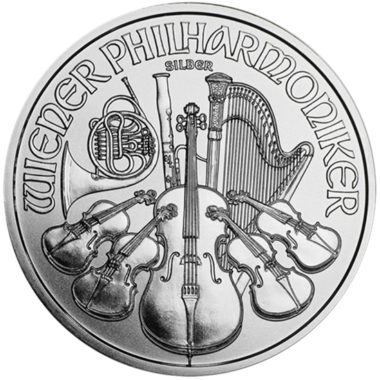 1 OZ AUSTRIAN SILVER PHILHARMONIC