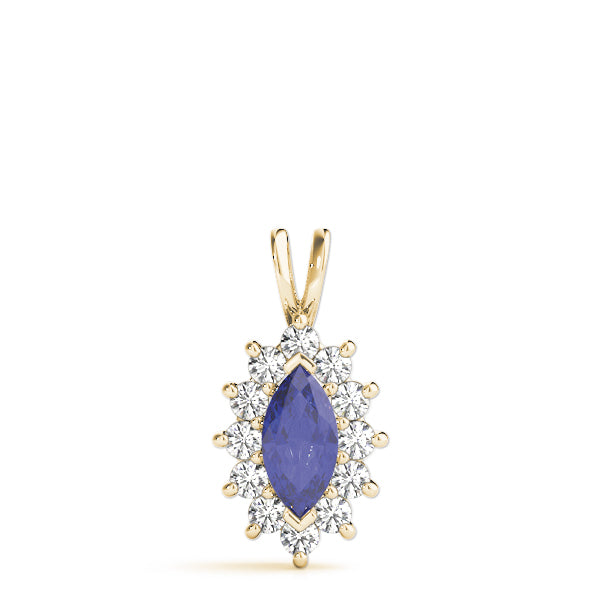 Marquise Gemstone Pendant · 0.56 ct tw
