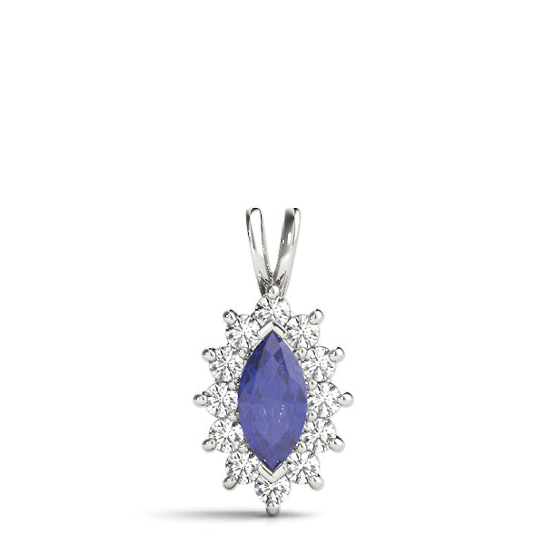 Marquise Gemstone Pendant · 1.26 ct tw