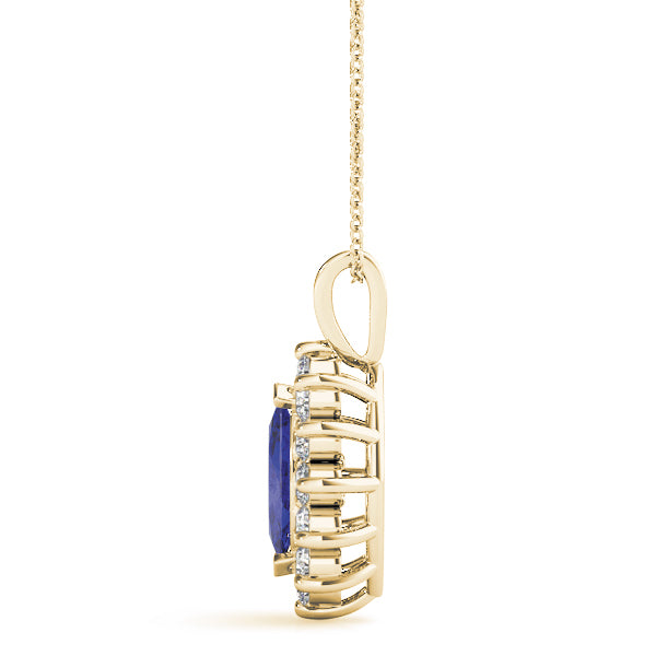 Marquise Gemstone Pendant · 0.56 ct tw