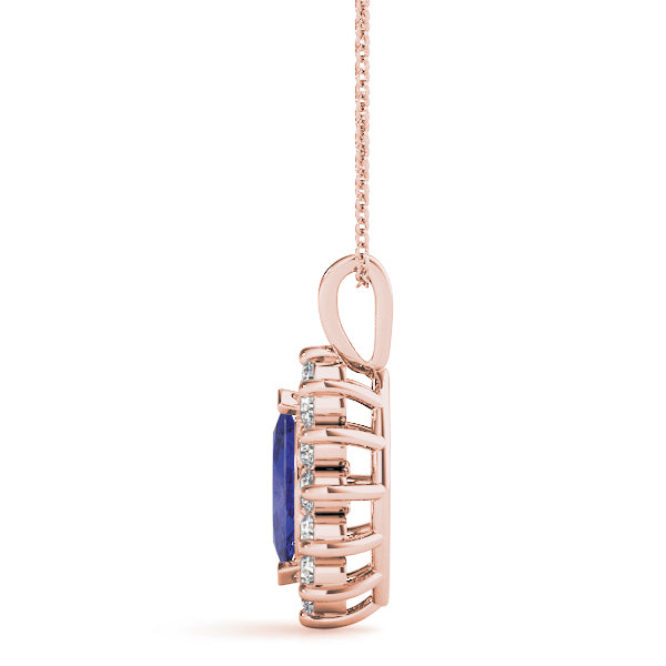Marquise Gemstone Pendant · 0.56 ct tw