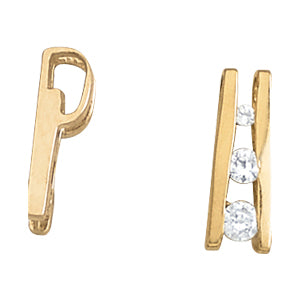 Three-Stone Diamond Pendant · 0.15 ct tw