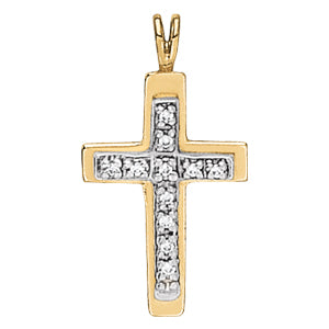 Religious Crosses Diamond Pendant · 0.11 ct tw