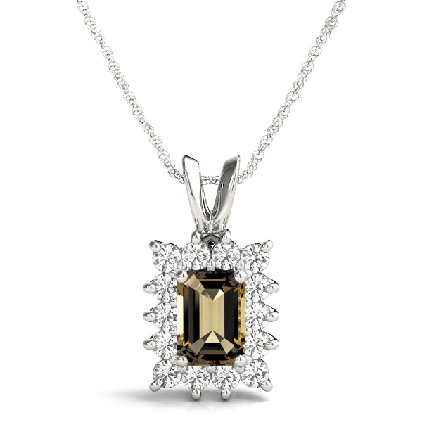 Emerald Gemstone Pendant · 0.14 ct tw