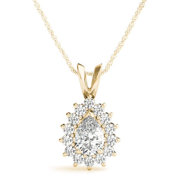 Pear Gemstone Pendant · 0.51 ct tw